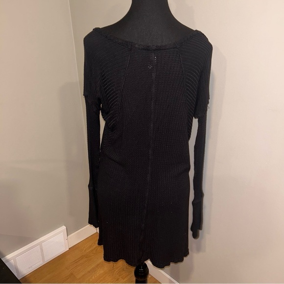 Free People Black Knit Top - Picture 3 of 5